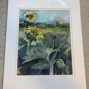 Local Artist Sunflower Artwork Painting